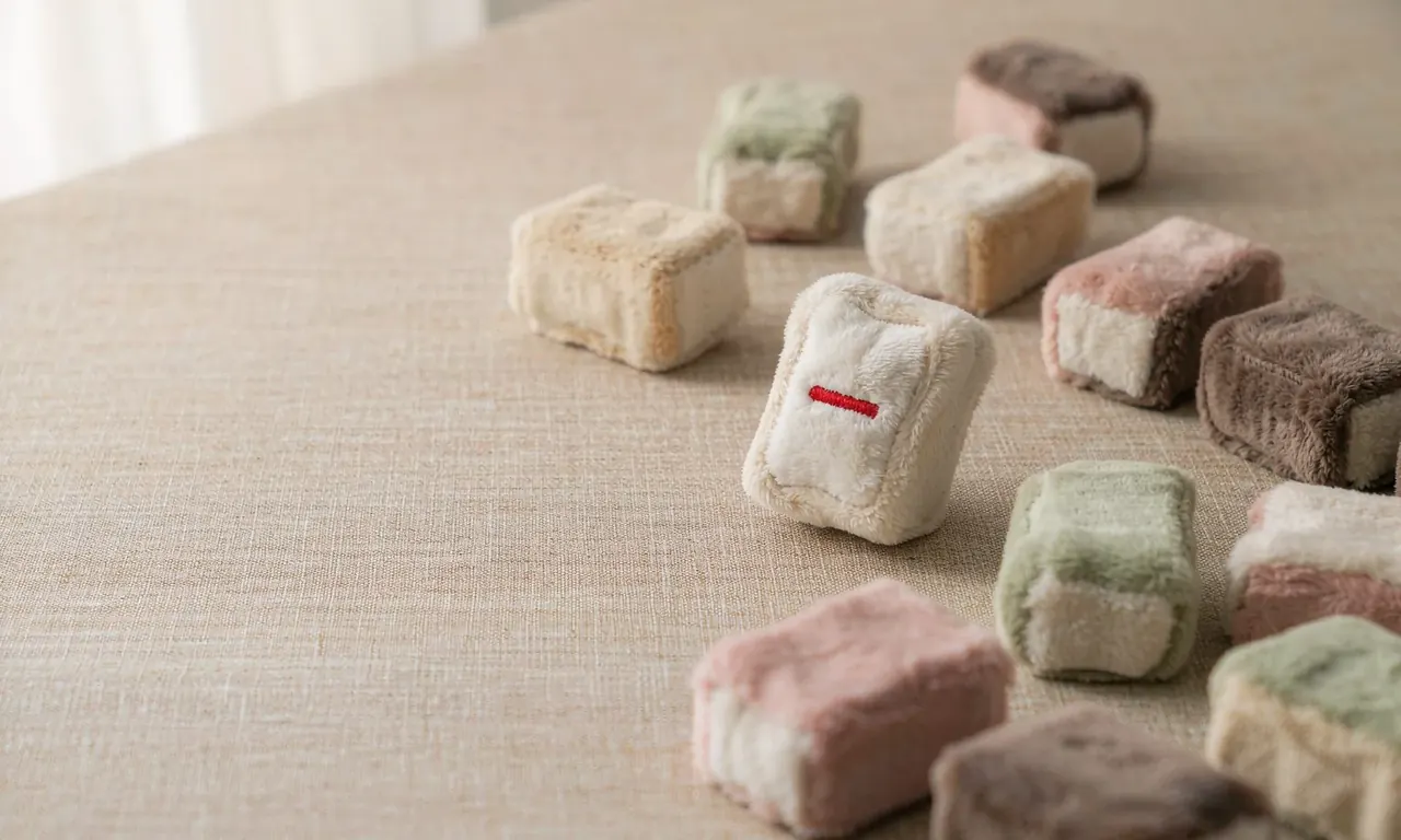 Plush mahjong set